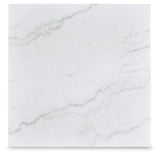 Close-up of marble detail with natural fissures and mineral deposits