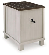 Darborn Gray/brown Chairside End Table - Ella Furniture
