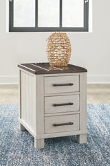 Darborn two-tone gray and brown finish sample
