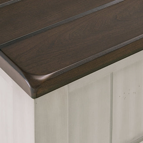 Darborn Gray and Brown Coffee Table and End Table Set
