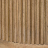 Camdill coffee table finish and caster detail