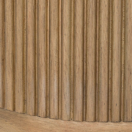 Camdill coffee table finish and caster detail