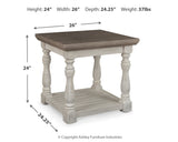 Storage space under coffee table