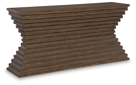 Hannodream sofa table head-on view