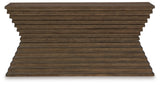 Hannodream sofa table side view showing profile