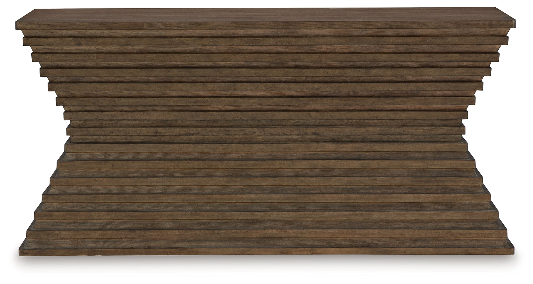 Hannodream sofa table side view showing profile