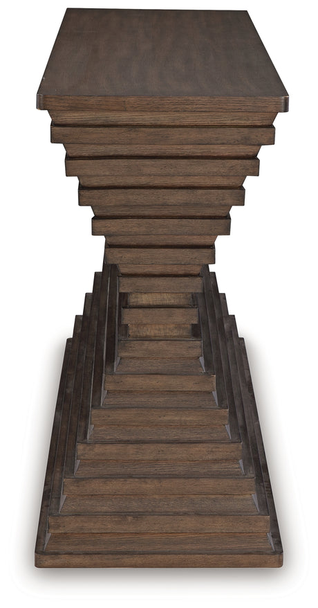 Top down view of Hannodream sofa table