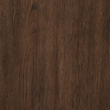 Hannodream warm brown square end table front view