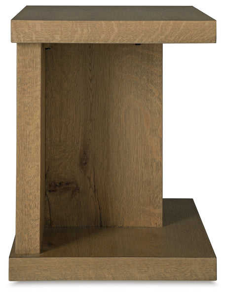 Brinstead Chairside End Table side profile