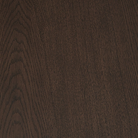 Breckington Dark Brown End Table front view with doors closed