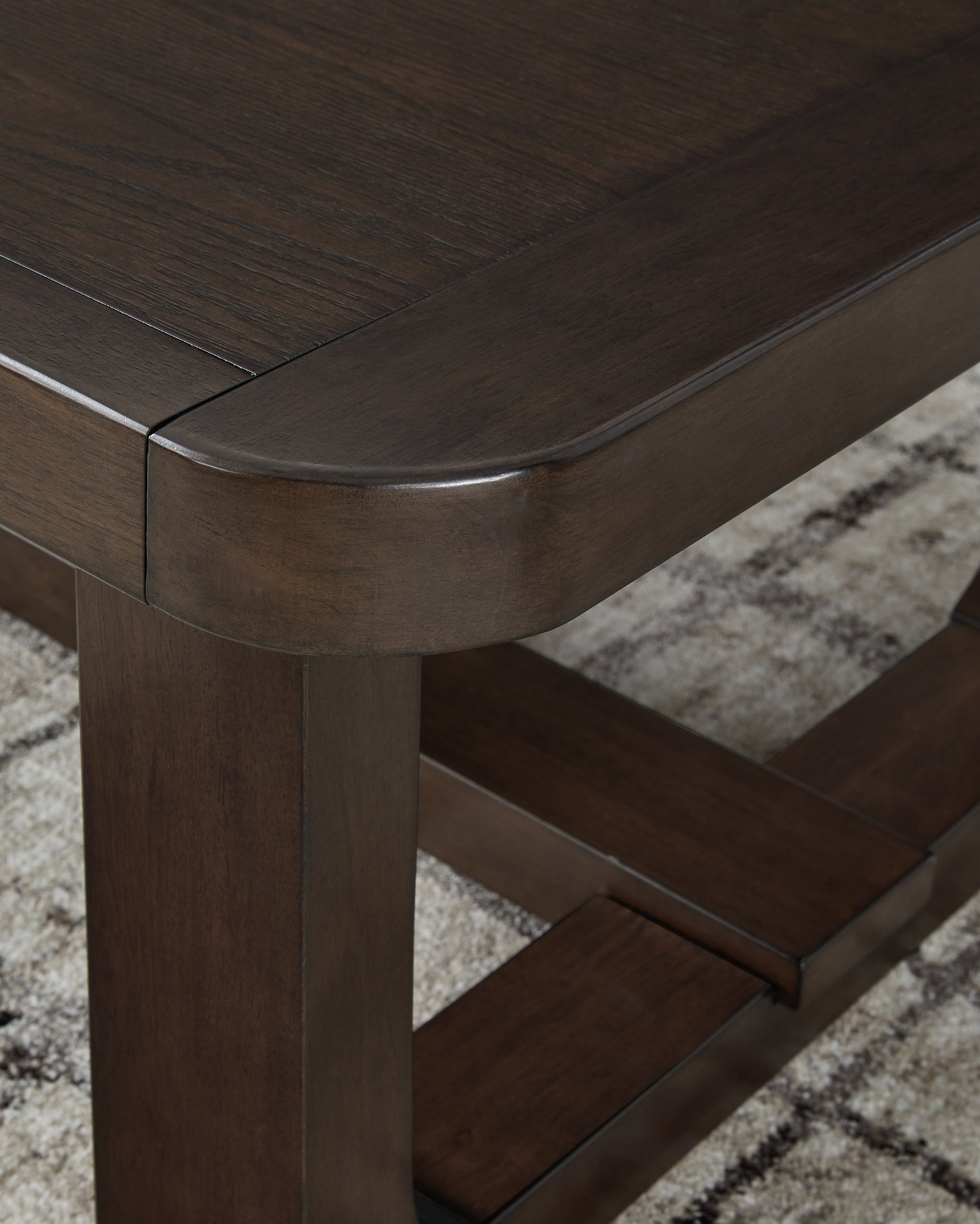 Breckington Coffee Table top surface close detail