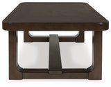 Breckington Coffee Table close-up of wood pattern