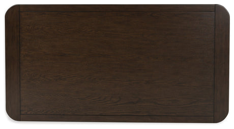 Breckington Coffee Table applied finish detail