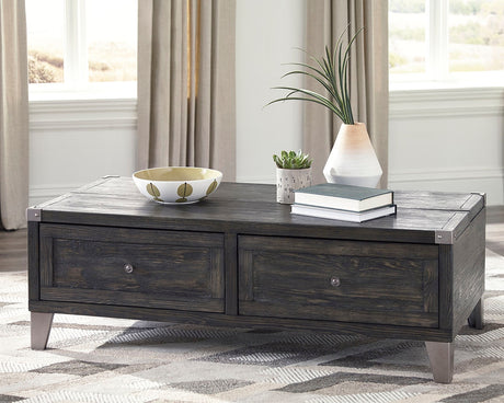 Todoe coffee table corner bracket accent