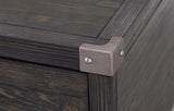 Todoe Dark Gray Coffee Table with 1 End Table