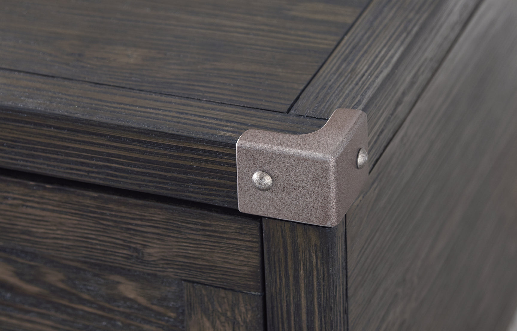 Todoe Dark Gray Coffee Table with 1 End Table