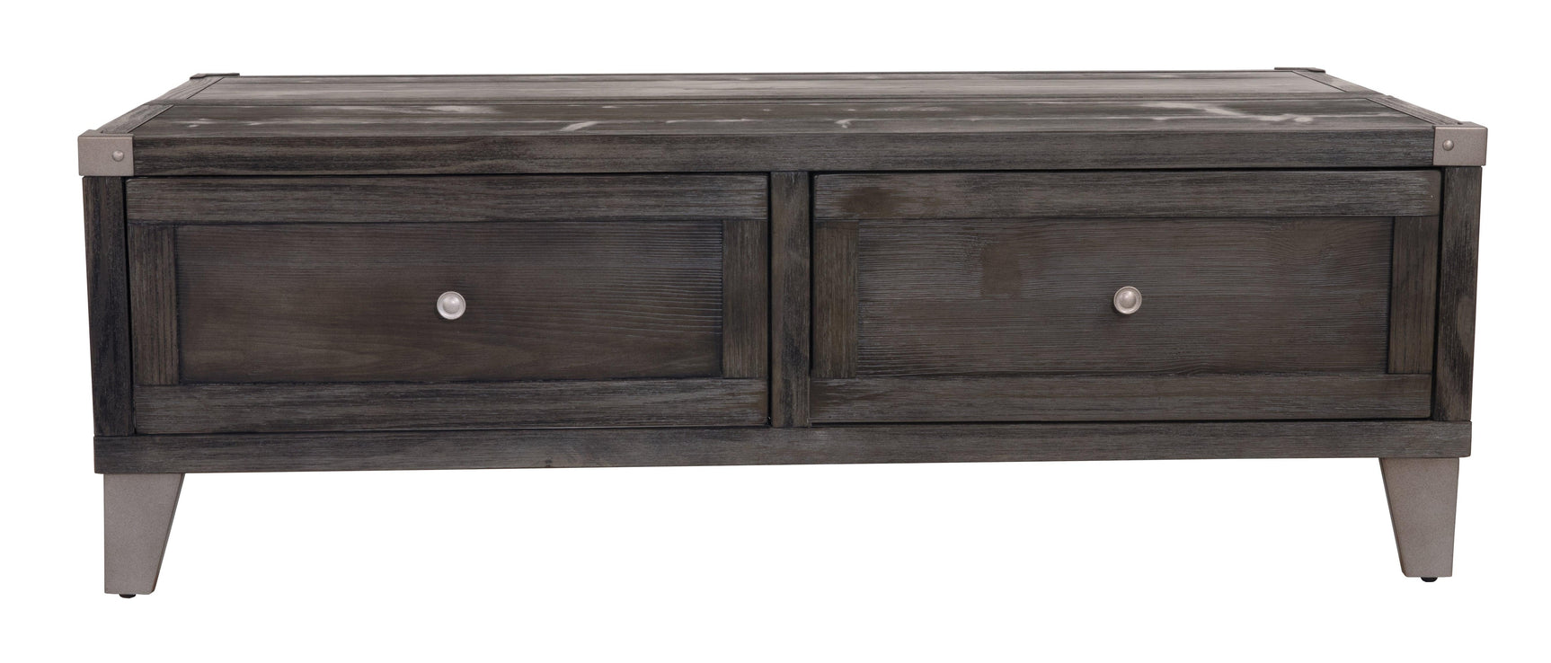 Todoe Coffee Table head-on view with lift top closed