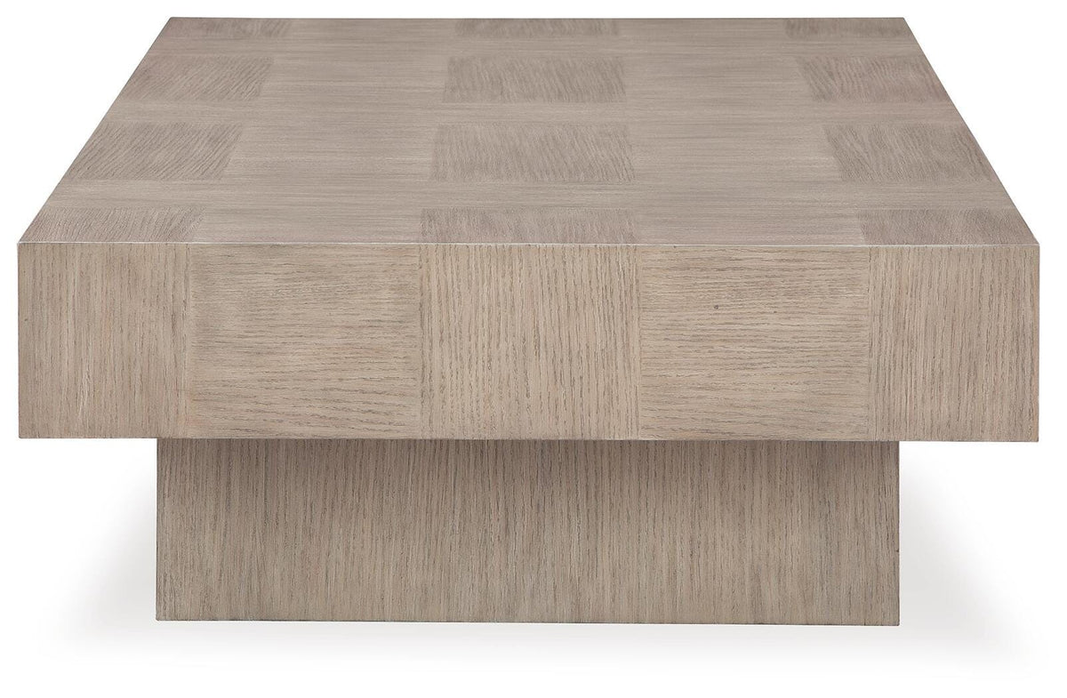 Jorlaina Light Grayish Brown Coffee Table view 4
