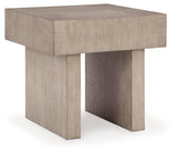 Jorlaina Light Grayish Brown Coffee Table and End Table Set