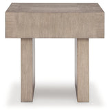 Jorlaina coffee table and end table in room setting