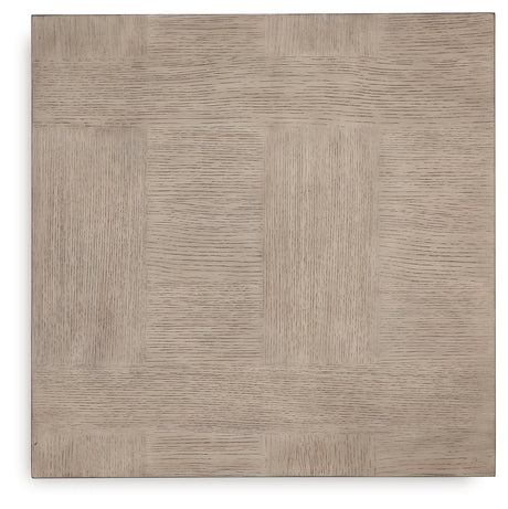 Jorlaina Light Grayish Brown Coffee Table and End Table Set
