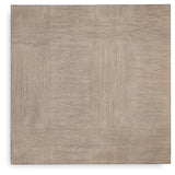 Jorlaina Light Grayish Brown Coffee Table with 2 End Tables - front view