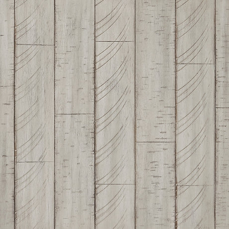 Distressed whitewash finish detail on Carynhurst end table