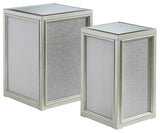 Traleena set of 2 nesting end tables displayed together