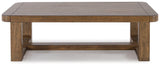 Cabalynn Light Brown Coffee Table - Ella Furniture