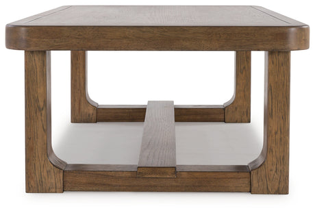 Cabalynn coffee table and end table set - close up detail
