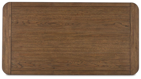 Top view showing wood grain texture on Cabalynn table