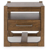 Cabalynn End Table head-on front view