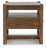 Cabalynn End Table side profile view