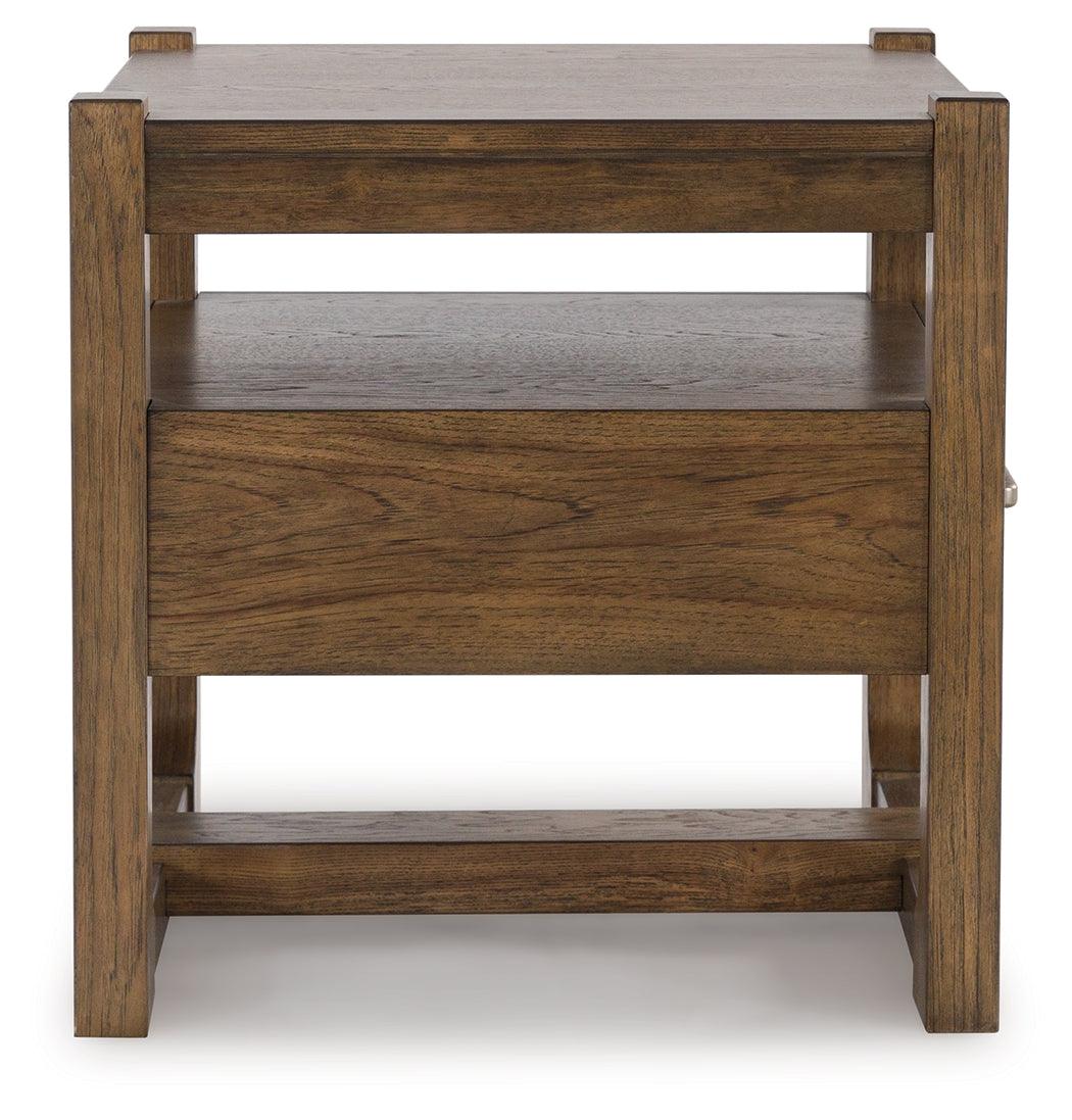 Cabalynn End Table side profile view
