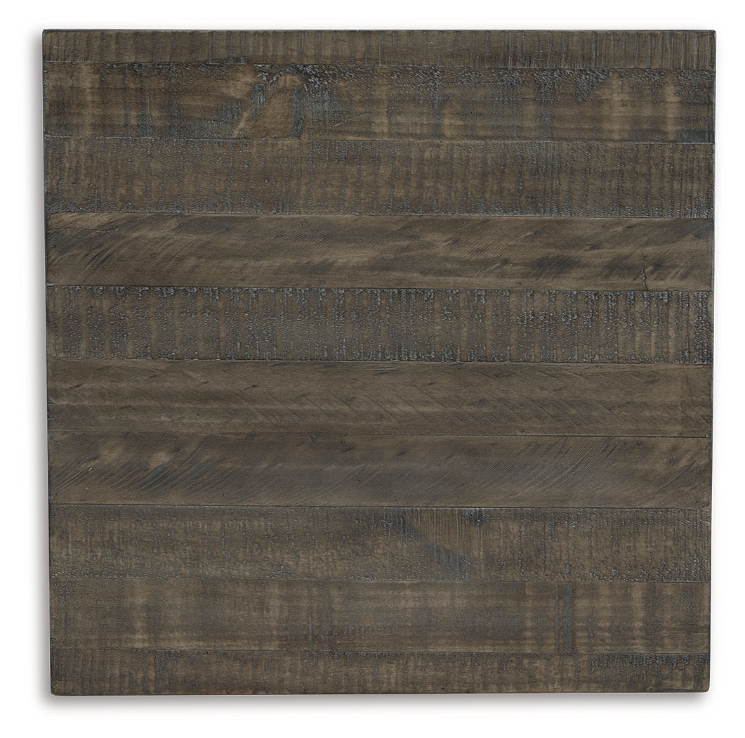 Vintage distressed finish detail