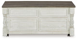 Top view of Havalance coffee table surface