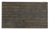 Side view of Havalance end table