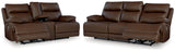 VonRyan Tobacco Sofa and Loveseat