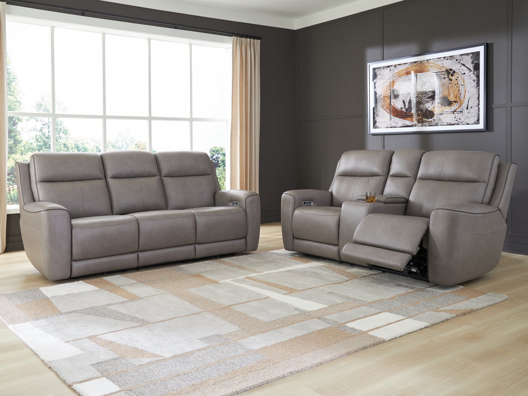 5Z-Comfort Coin Sofa and Loveseat