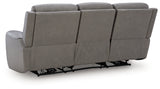 5Z-Comfort Coin Leather Power Reclining Sofa