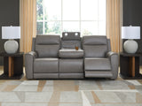 5Z-Comfort Coin Leather Power Reclining Sofa