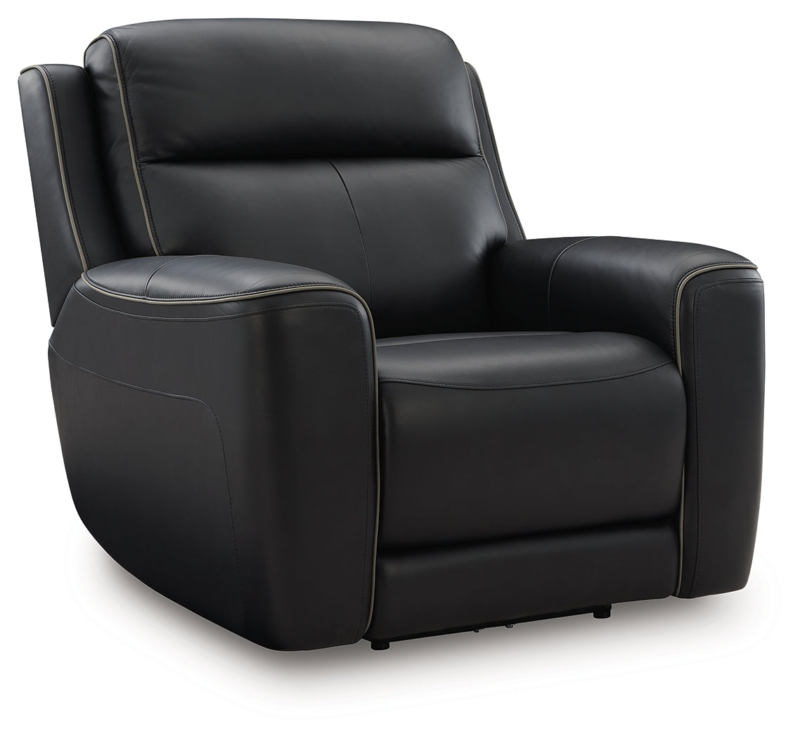 5Z-Comfort Onyx Power Recliner side view