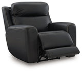 5Z-Comfort Onyx Power Recliner reclining position