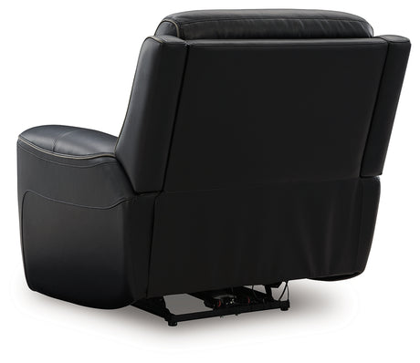 5Z-Comfort Onyx Power Recliner back view