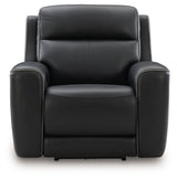 5Z-Comfort Onyx Power Recliner head-on view