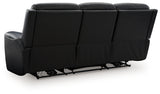 5Z-Comfort Onyx Power Reclining Sofa back view