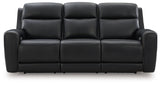 5Z-Comfort Onyx Power Reclining Sofa close-up of adjustable headrest