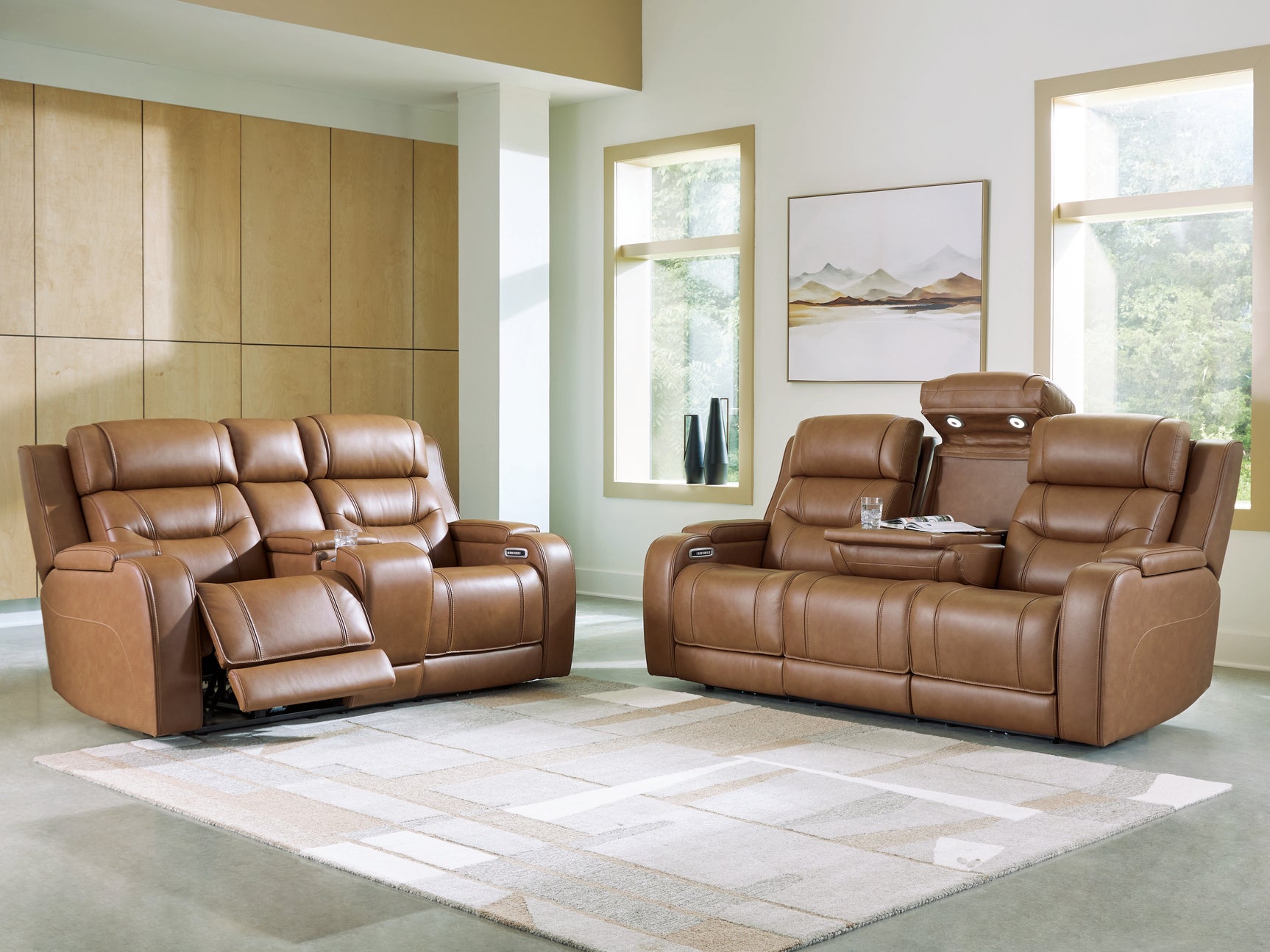 Reclining position detail with footrest extended