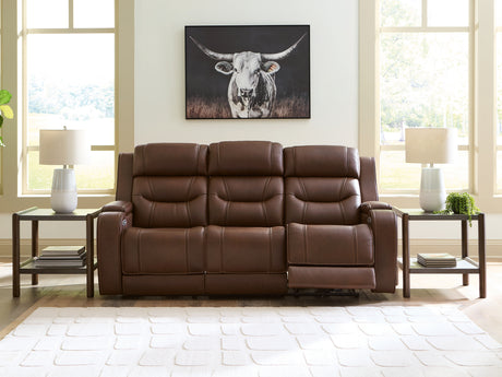 Wide open reclining sofa angle