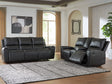 Glossmore Loveseat side angle